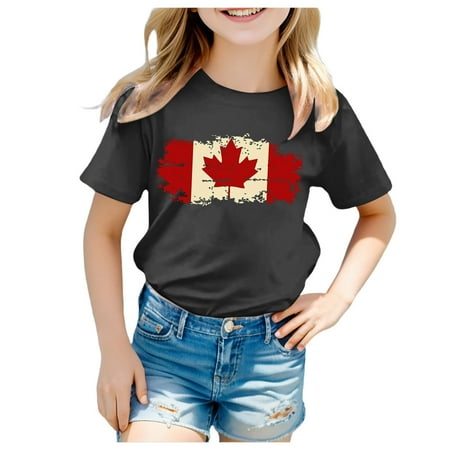 

Custom T Shirts Girls Short Sleeve Tee Summer Crewneck T Shirt Casual Fit Basic Shirts Comfort Colors Tshirt(Color:Black Size:8-9 Years)