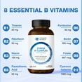 thumbnail image 3 of Vitamin World Stress Vitamin B Complex with Vitamin C, Timed Release High-Potency Vitamin B6, B12, Niacin, Folate & Biotin for Stress, Energy, Metabolism & Immune Support, Non-GMO, 120 Caplets, 3 of 8