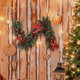 thumbnail image 1 of Guirnalda de Navidad Macarena Decoración de Año Nuevo Vid artificial con luces Rojo, 1 of 6
