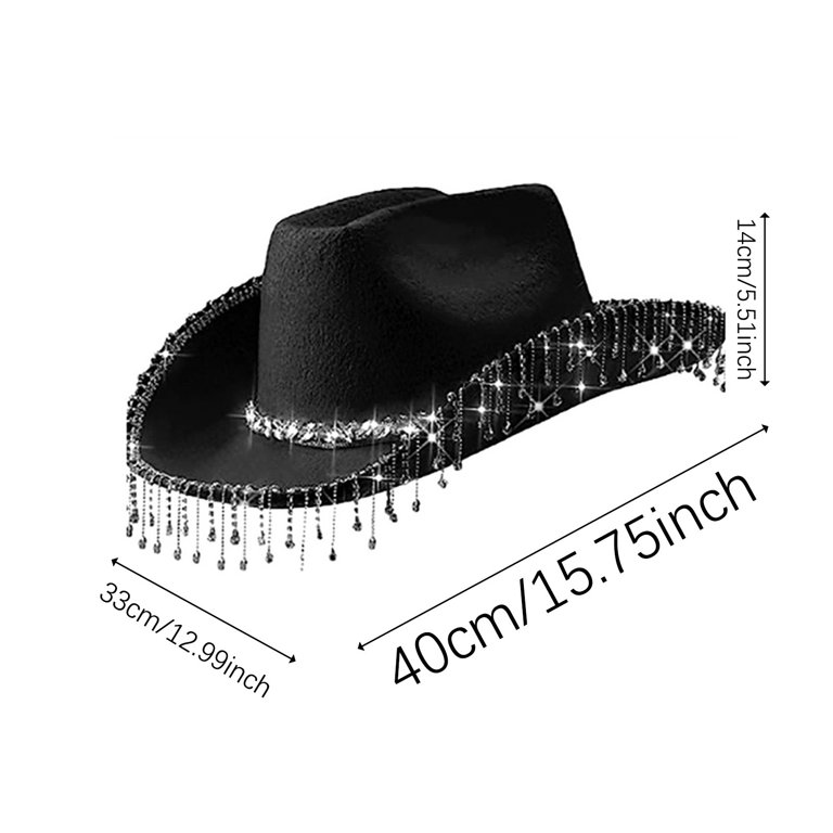 XUEMAO Cowboy Hats for Women Hat Elegant Pendant Tassel  display picture 1