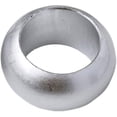 thumbnail image 2 of Round Beaded Charger Plates, 13 Inch, with Napkin Rings and Cloth Napkins, Set of 6 (Silver), 2 of 19