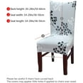 thumbnail image 4 of 4 Pack Chair Covers Universal Removable Washable Spandex Stretch Slipcovers Chair Protective Cover Chair Covers for Dining Room, Hotel, Banquet, Ceremony, 4 of 7