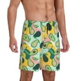 thumbnail image 2 of Naloa Avocado Men's Short Pajama Pants, Pj Shorts, Lounge Comfort Shorts-Medium, 2 of 6