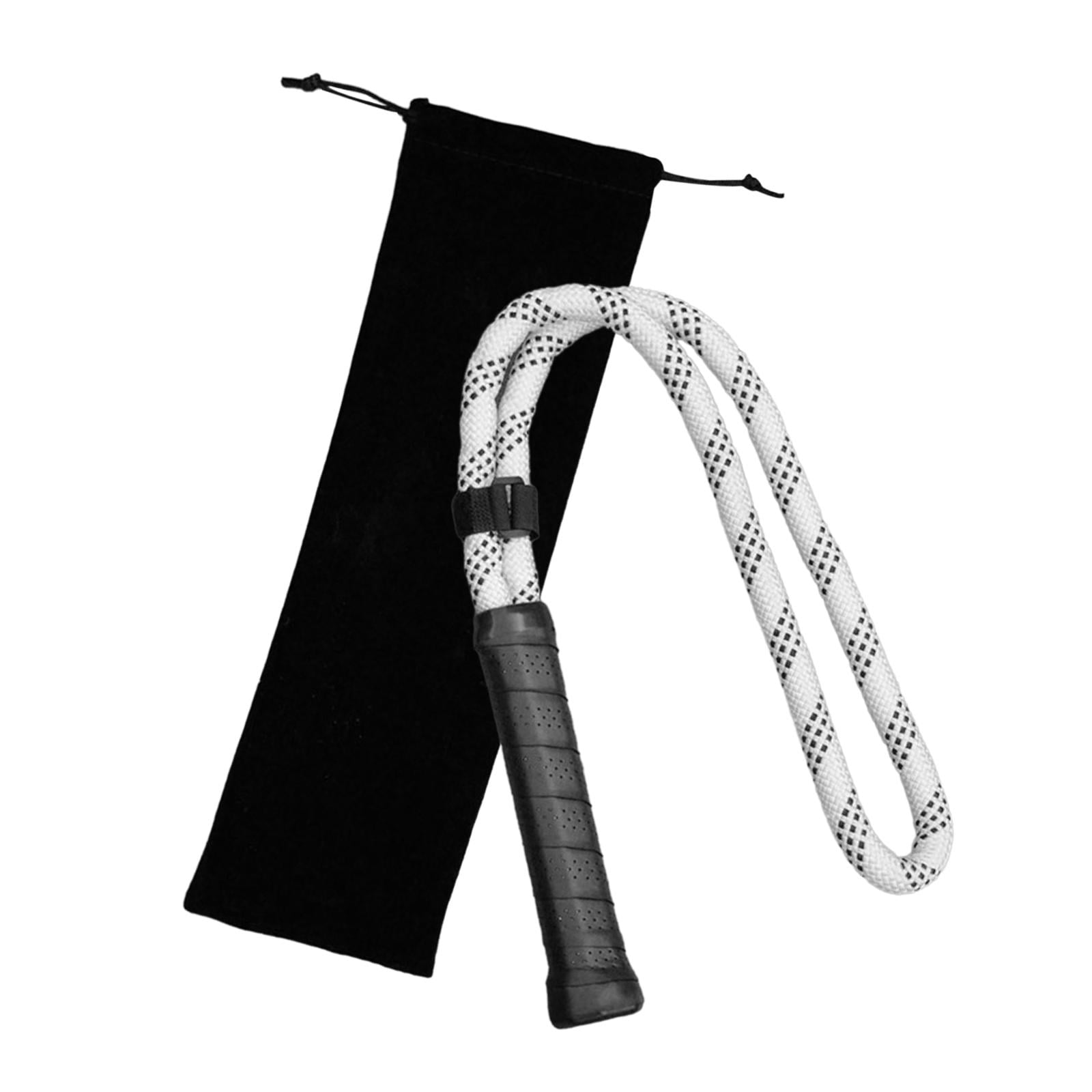 GARENDE Tennis Swing Rope Comfortable Grip Tempo Auxiliary Tool Tennis Serve Trainer white