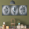 thumbnail image 3 of Wekity Intertwined Love Wall Art Canvas Print Poster,Simple Fashion Painting Art Decor for Home Living Room Bedroom Office(Set of 3 Unframed, 16x24 inches ), 3 of 8