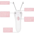 thumbnail image 6 of Epilators Hair Removal for Women，Electric Facial Threading Hair Removal，Rechargeable Electric USB Hair Removal Machine with Threading Face Epilator for Fine Hairs on Face, Chin, Upper Lip, Body (Pink), 6 of 8