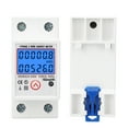 thumbnail image 1 of Compteur D'énergie électrique Compteur électrique Multifonctionnel Compteur D'énergie Monophasé Réinitialisable Pour Usage Industriel à la Maison Avec Rétroéclairage, 1 of 8
