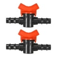 thumbnail image 1 of Uxcell 2 Paquete Válvula de Bola con Barbilla para Tubo de Goteo de 5/8 pulgadas Válvula de Bola en Línea de Plástico Interruptor de Cierre, 1 of 6