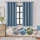thumbnail image 1 of Cortinas Jinchan con tejido en espiga, 160 x 160 cm, azul vaquero, 2 paneles, 1 of 9