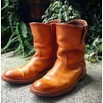 thumbnail image 3 of Zapatos casuales para hombre de tubo corto cuadrado de tacón bajo de color pulido, botas cortas de gran tamaño que combinan con todo, 3 of 4