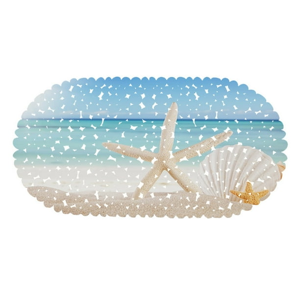 Alfombrilla antideslizante para baño Alfombrilla para suelo Alfombra de PVC Alfombra antideslizante para ducharse y bañarse con ventosas, F430-145 seitruly HA000347-01B