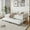 Modern White, variant on Twin Size Daybed Frame, Metal Sofa Bed Frame, Heavy Duty Metal Slats, Day Bed for Living Room, Bedroom, Guest Room, Space Saving, White