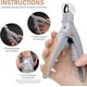 thumbnail image 4 of Herramientas y mejoras para el hogar Cortaúñas Cortaúñas con luz LED para perros y gatos Cortador de uñas Alicates para uñas con protección Juego de tijeras para uñas Incluye lima de uñas Para tijeras, 4 of 8