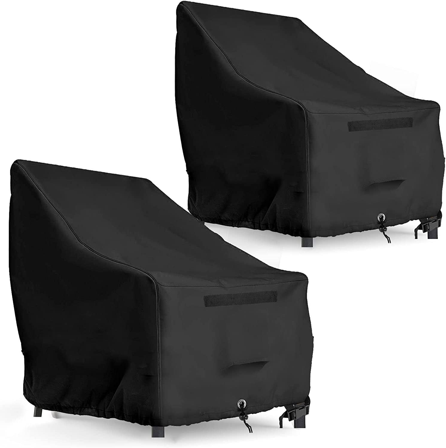 Outdoor Patio Chair Covers Waterproof 600D Heavy Duty Fabric Deep