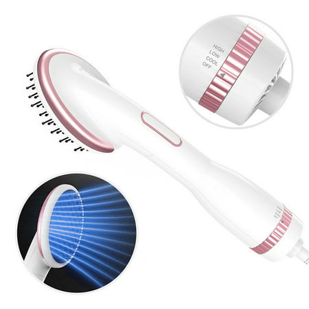 Hair Straightener Brush, 2in1 Lescolton One Step Dryer and Styler Hot Air Paddle Brush, Hair Styling