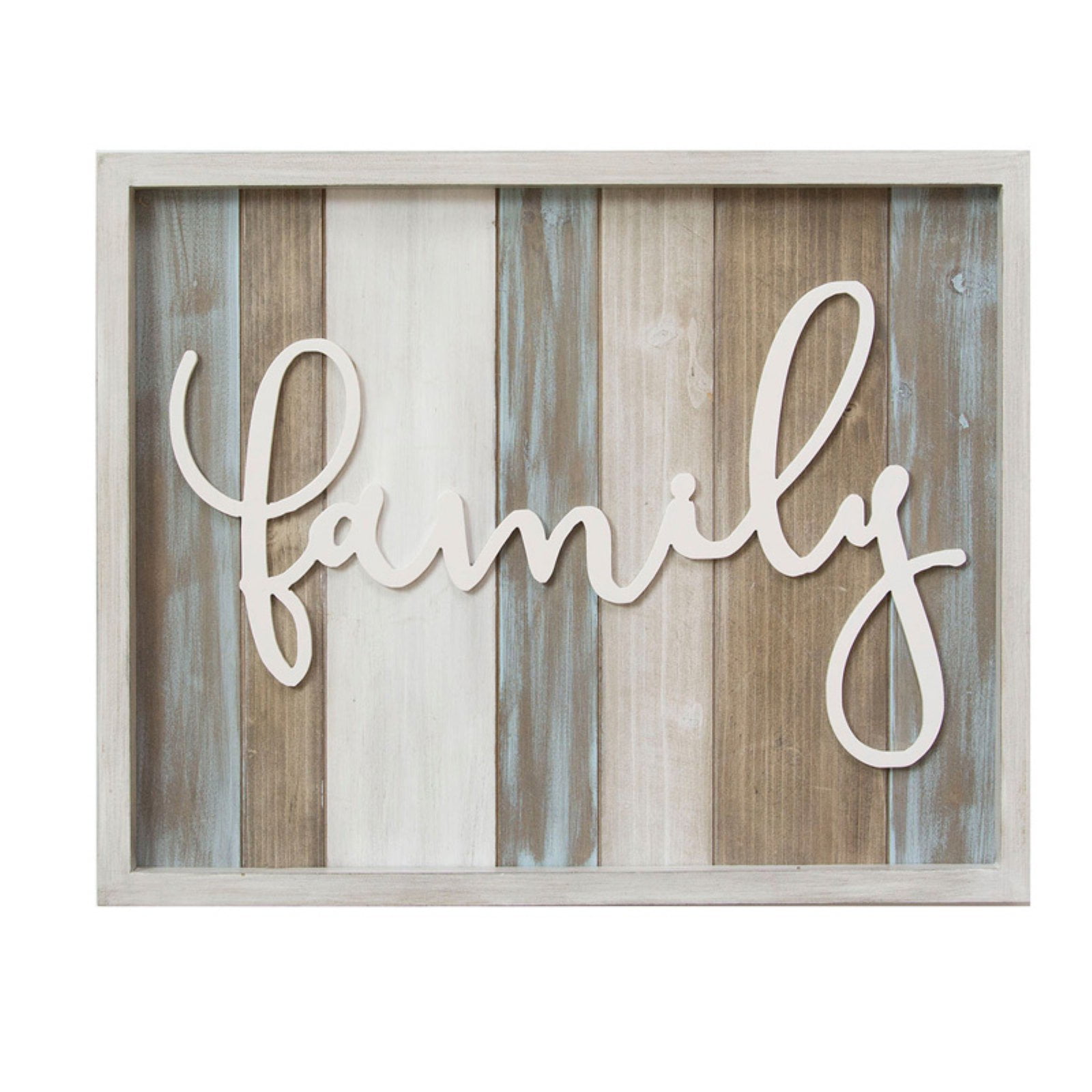 Stratton Home Decor Rustic "Family" Wood Wall Decor