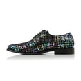 thumbnail image 4 of Ferro Aldo George MFA19690 Mens Formal Classic Lace Up Tuxedo Oxford Dress Shoes, in Glam Black, Men's Size 9, 4 of 8