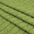 thumbnail image 7 of REGALWOVEN Cotton Knitt Throw Blanket Decorative Cable Knitted Blanket for Couch, Chair, Green 50" x 60", 7 of 7