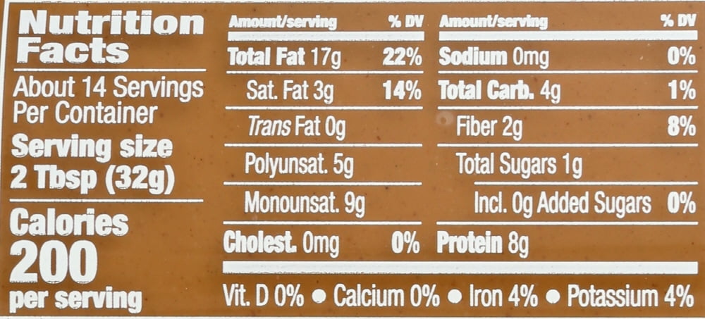 MaraNatha Organic Creamy No Sugar No Salt Added Peanut Butter Spread, 16 oz Pack Of 6