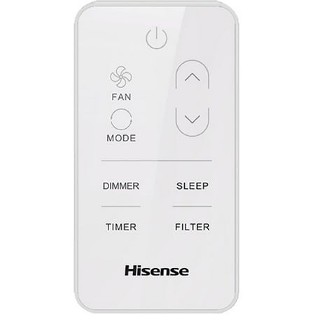 Hisense - 10,000 BTU Smart Window Air Conditioner with Wi-fi and Remote Control - White