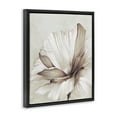 thumbnail image 4 of Stupell Industries White Flower Petals Botanical & Floral Painting Black Floater Framed Art Print Wall Art, 17 x 21, 4 of 10