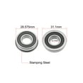 thumbnail image 2 of Unique Bargains FR8-2RS Flange Ball Bearing 1/2"x1-1/8"x5/16" Shielded Chrome Bearing 2pcs, 4, 2 of 3