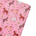 thumbnail image 5 of Wildkin Kids Plush Velour Throw Blanket for Girls and Boys (Wild Horses Pink), 5 of 5