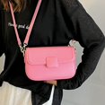 thumbnail image 3 of LinYooLi Sacs à Bandoulière Roses pour Femmes Sac en Cuir Souple Sac à Main Tendance Simple Sac Messager Classique pour Dames, 3 of 6