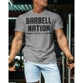 thumbnail image 5 of Gymish Barbell Nation Workout T-Shirt for Men – Funny Gym Shirt, Men’s Athletic Tee, Lifting T-Shirt, Fitness Apparel, Workout Clothes for Men, 5 of 6