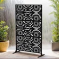 thumbnail image 3 of Metal Privacy Screen Freestanding Patio Fence 6FT Outdoor Indoor Divider Garden Unbranded, 3 of 3