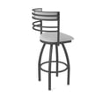 thumbnail image 2 of 860 Hunter 30" Swivel Bar Stool with Pewter Finish and Graph Alpine Seat and Back, 2 of 5
