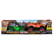 Monster Jam Official Grave Digger vs El Toro Loco Racing Rivals Toy New W Box