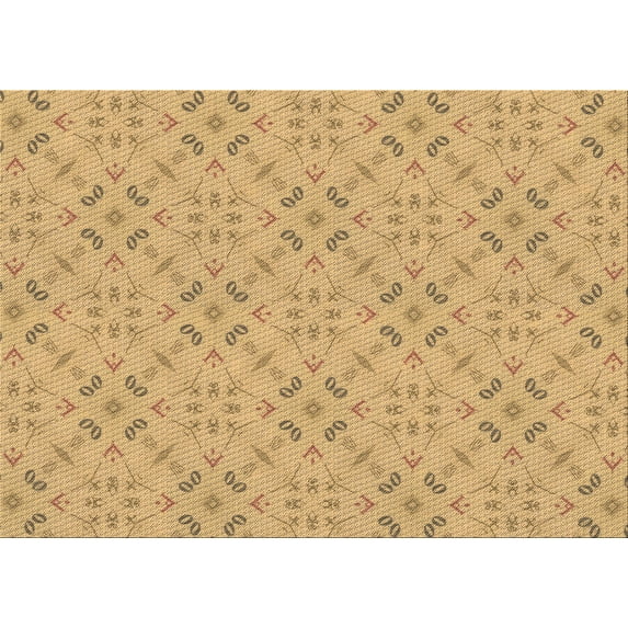 Ahgly Company Machine Washable Indoor Rectangle Transitional Cinnamon Brown Area Rugs, 2' x 3'