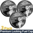 thumbnail image 1 of New Locking Gas Fuel Tank Cap Cover 77300-47020 10504 For Silverado Sierra Yukon Toyota Tacoma 4Runner, 3PACK, 1 of 9