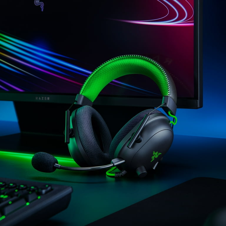 Razer BlackShark V2 X Gaming Headset: 7.1 Surround Sound - 50mm Drivers -  Memory Foam Cushion - For PC, PS4, PS5, Switch - 3.5mm Audio Jack - Black