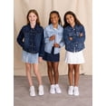 thumbnail image 4 of Jordache Girls Classic Denim Jacket, Sizes 4-18, 4 of 5