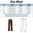 thumbnail image 2 of HIBRO Male Casual Feather Printed Trouser Full Length Button Pocket Drawstring Pant Trouser, 2 of 4