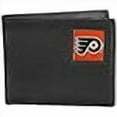 thumbnail image 3 of NHL Philadelphia Flyers Leather Bi-Fold Wallet Packaged in Gift Box, Black, 3 of 4