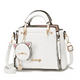 thumbnail image 1 of Bolso De Mujer Casual Vintage De Cuero Pu Blanco, 1 of 5