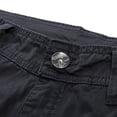 thumbnail image 4 of Defitshape Men's Cargo Pants Streetwear Casual Work Chino Jogger Lounge Cotton Outdoor Trousers with Cargo Pockets Black 36, 4 of 5