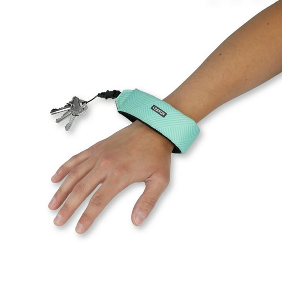 Carson Floating Wrist Strap, Seafoam Neoprene Foam-Core Water Sports Accessories Wrist Strap For Keys or Valuables