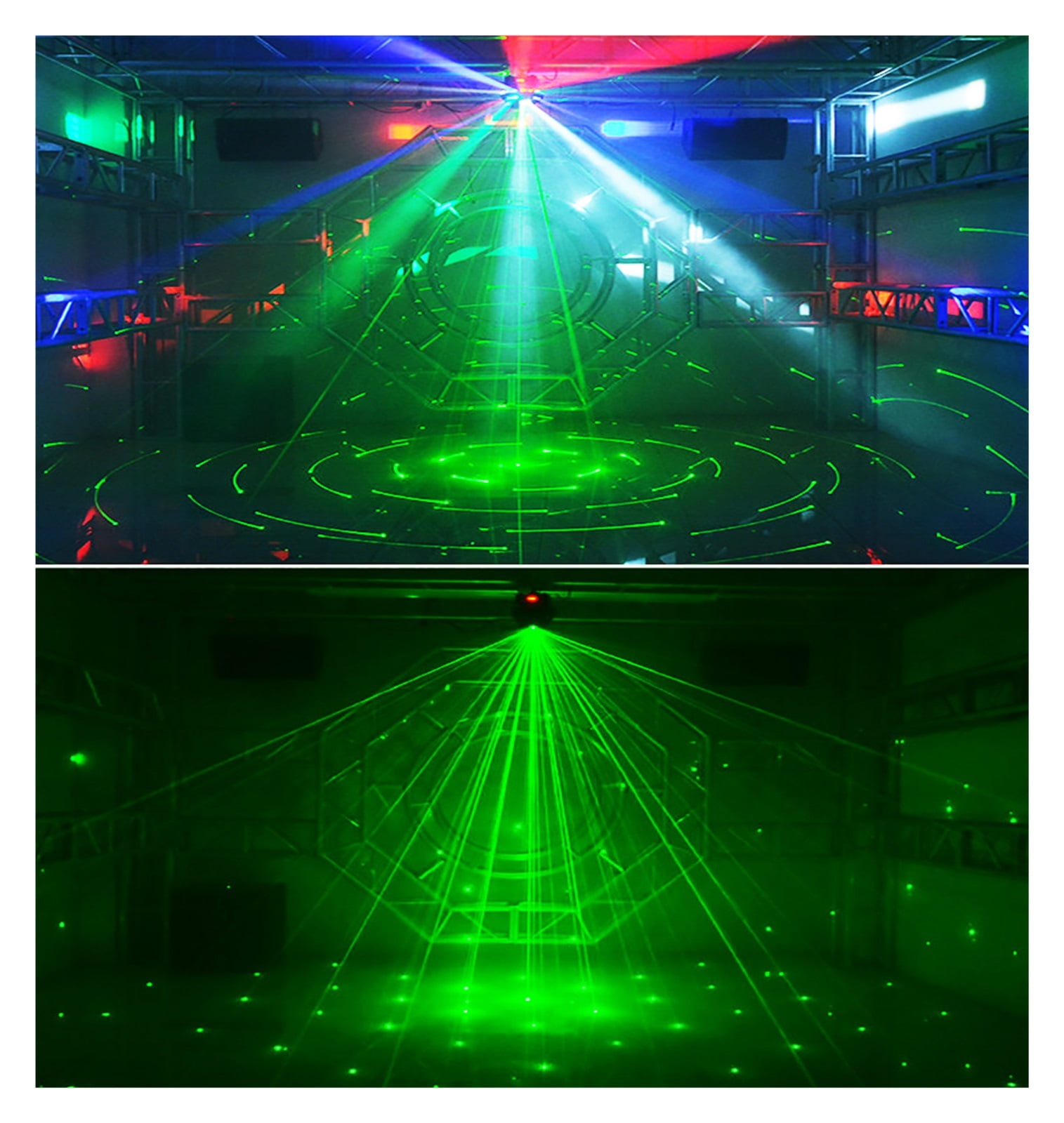 Professional Christmas Stage Lights Beam DJ Disco LED Strobe Party Light DMX512 Sound Music Projector For Home Club