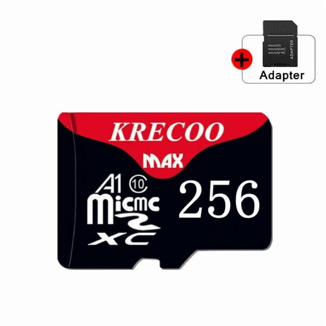Tarjeta Micro SD 256GB con Adaptador Incluido, Memoria TF Rápida para Smartphone, Cámara, Dron y Almacenamiento de Datos en HD