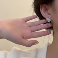 thumbnail image 6 of Whimsical Heart Fringe Earrings, with Heart Ornaments, Stainless Steel, Stainless Steel Chain for Jewelry Making, Jewelry Charms for Making Jewelry, Silver Charms for Making, 6 of 8