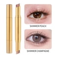 thumbnail image 2 of QunYou 3-Tone Gradient Dual-End Glitter Eyeshadow Stick Highlighter Lazy Eye Makeup, 2 of 5