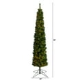thumbnail image 4 of 8ft. Green Pencil Artificial Christmas Tree with 200 Clear (Multifunction) LED Lights and 402 Bendable Branches, 4 of 5