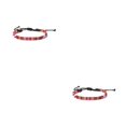 thumbnail image 1 of Qarigey Pulseras trenzadas ajustables estilo simple cómoda que combina con todo regalo de joyería de muñeca artículo de moda FD9608 FD9608 2piezas, 1 of 6