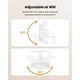 thumbnail image 5 of Ventilador de pared Koonie de 8 pulgadas con temporizador de 3 velocidades, color blanco, 5 of 6