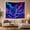 Aurora Narwhal, variant on Giant Squid with Volcanic Sunset and Turquoise Waves, Mystical Psychedelic Fantasy for Ocean Lovers, Mystical Wall Art Decor, Housewarming Gift Tapestry Wall Hanging for Bedroom and Living Room