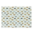 thumbnail image 1 of Cartoon Cutting Board, Happy Funny Kittens in Various Colors Smiling Animals Eyes, Decorative Tempered Glass Cutting and Serving Board, Large Size, Pale Orange Pale Brown, by Ambesonne, 1 of 1